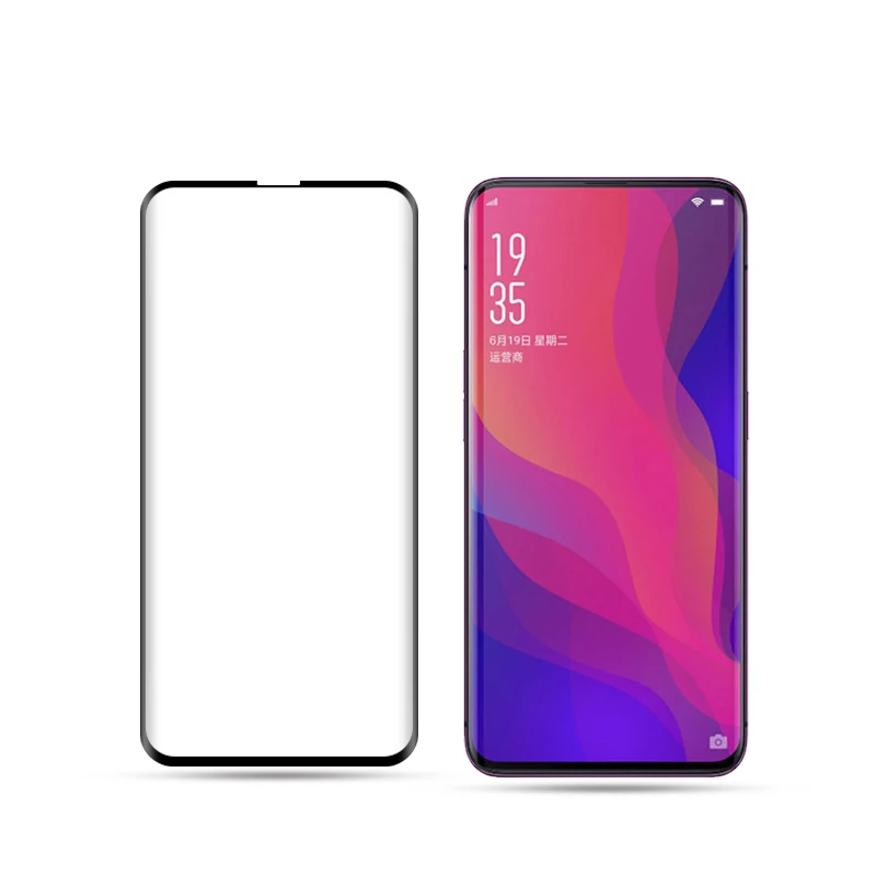 

3D закаленное стекло для OPPO Find X Super Flash полное покрытие экрана Защитная пленка для OPPO Find X Lamborghini