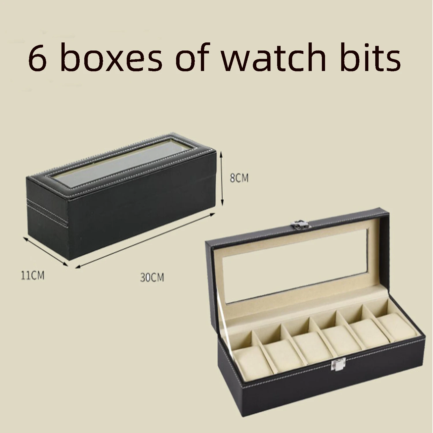 Watch Display Box Slot Men Watch Bracket Display Holiday Gifts