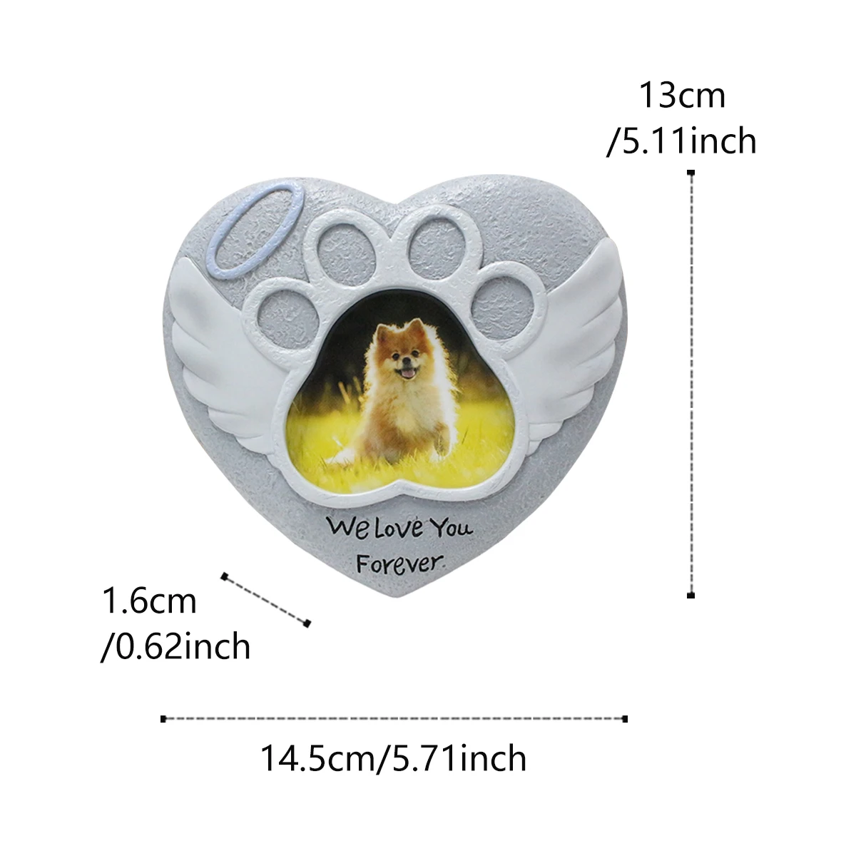 Pet Tombstone-Suitable for Missing Cats/Dogs, Compassionate Gifts, Garden Stone Statues, Suitable for Outdoor Gardens, Lawn