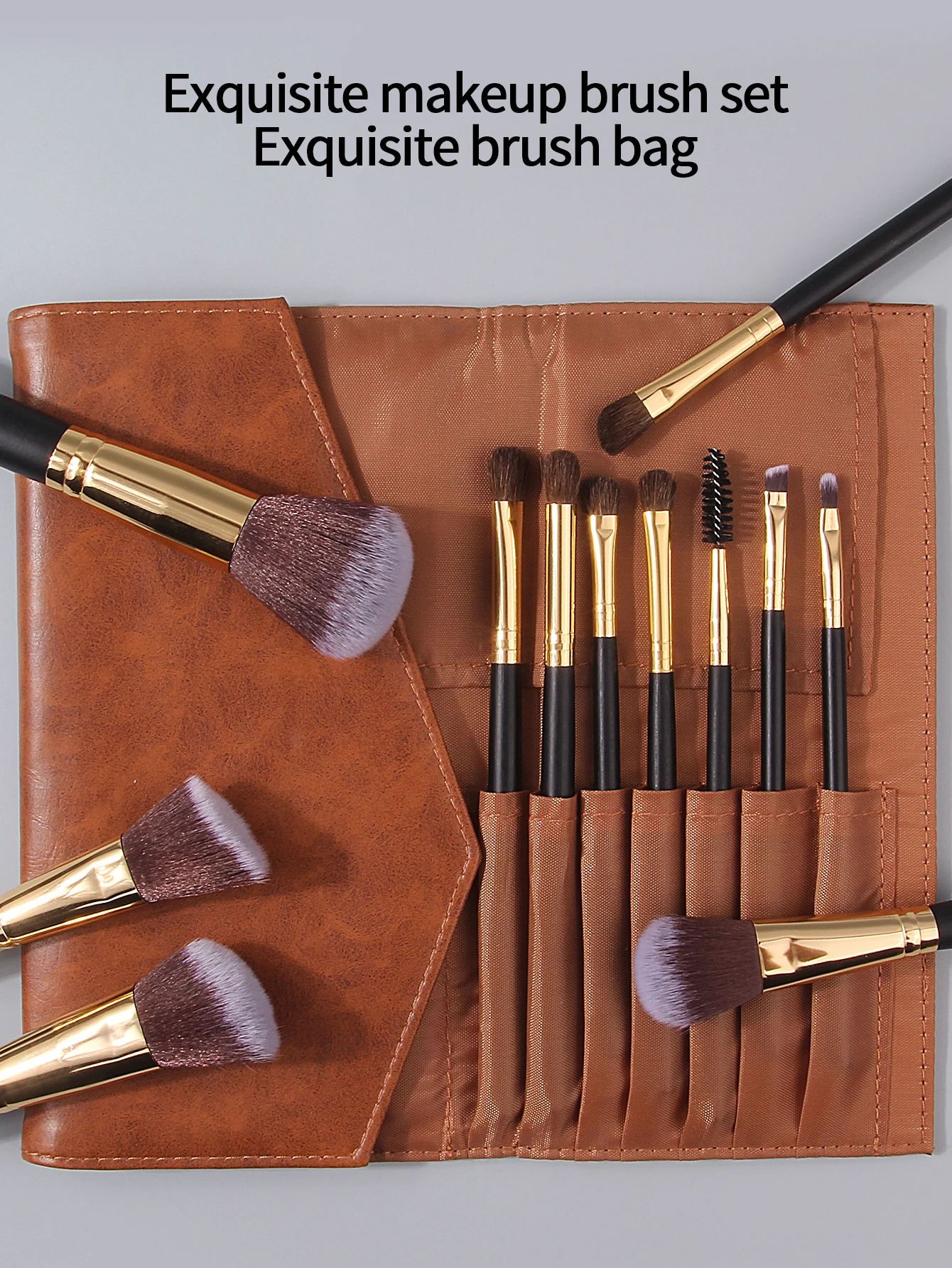 Travel Makeup Essentials Brush Set Image 5
