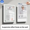 A4 21*29.7cm acrylic of Clear Wall Mount Document Photo Frames Advertising Poster Paper Holder Board 1