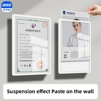A4 21*29.7cm acrylic of Clear Wall Mount Document Photo Frames Advertising Poster Paper Holder Board 1