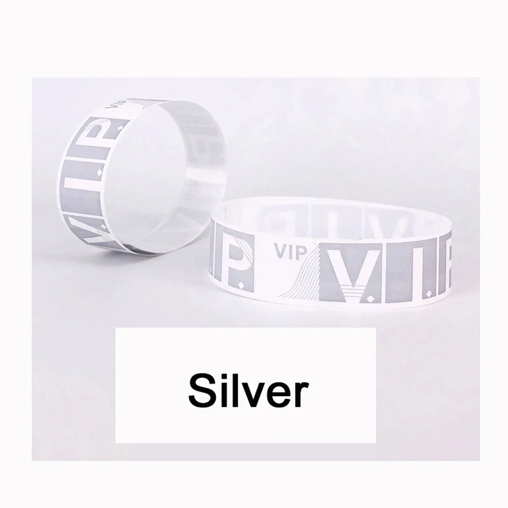 100pc Party Paper Bracelet Synthetic Paper Plastic for Tyvek Wristbands Sticky Wristband Print Pattern Party Wristbands