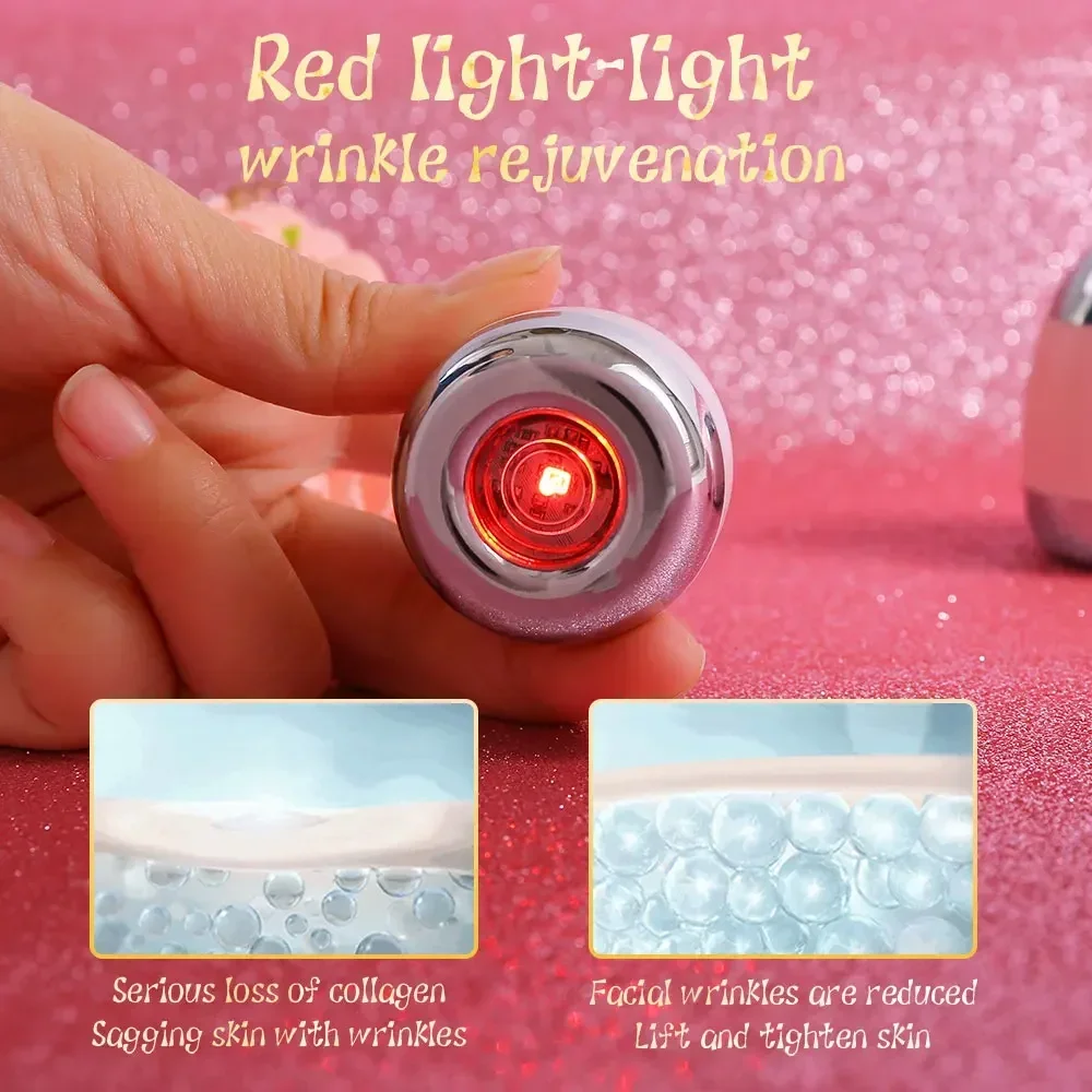 Face Electric Ion Magnetic Induction Device Essence Skin Care Products Facial Mask EMS Micro Current Color Light Beauty Instrume