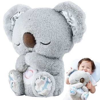 Baby Plush Doll Breathing Bear Newborn Soothing Sleep Playmate Plush Toys Kids Music Sleeping Companion For Baby Accessories ﻿ ﻿ 1