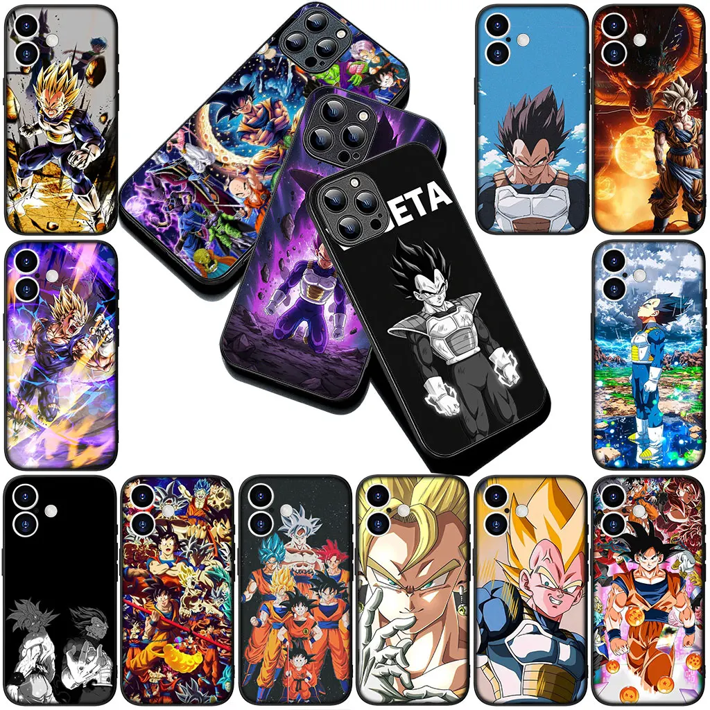 Dragon-Themed Soft Phone Cover - Goku & Friends Design