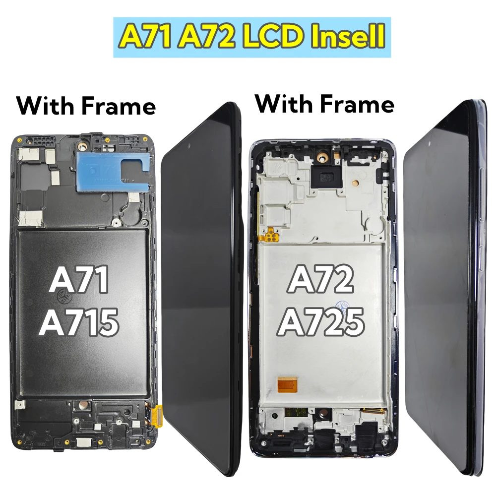 A70 A71 A72 LCD Display For Samsung Galaxy A70 A705 A705F A705MN