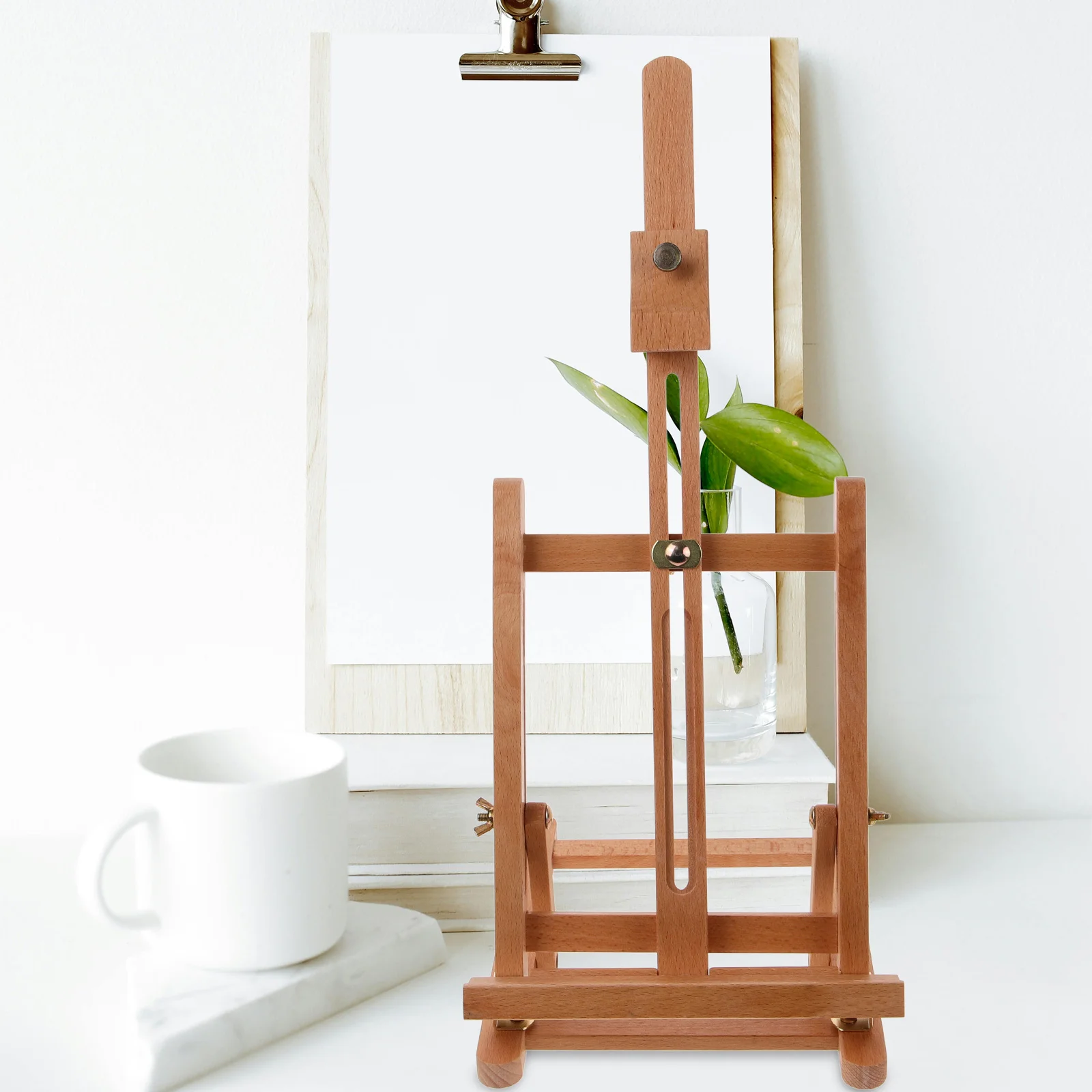 Solid Wood Easel Picture Stand Painting Showing Display Rack for Wedding Sign Classroom Outdoor Sketching Easels Adult