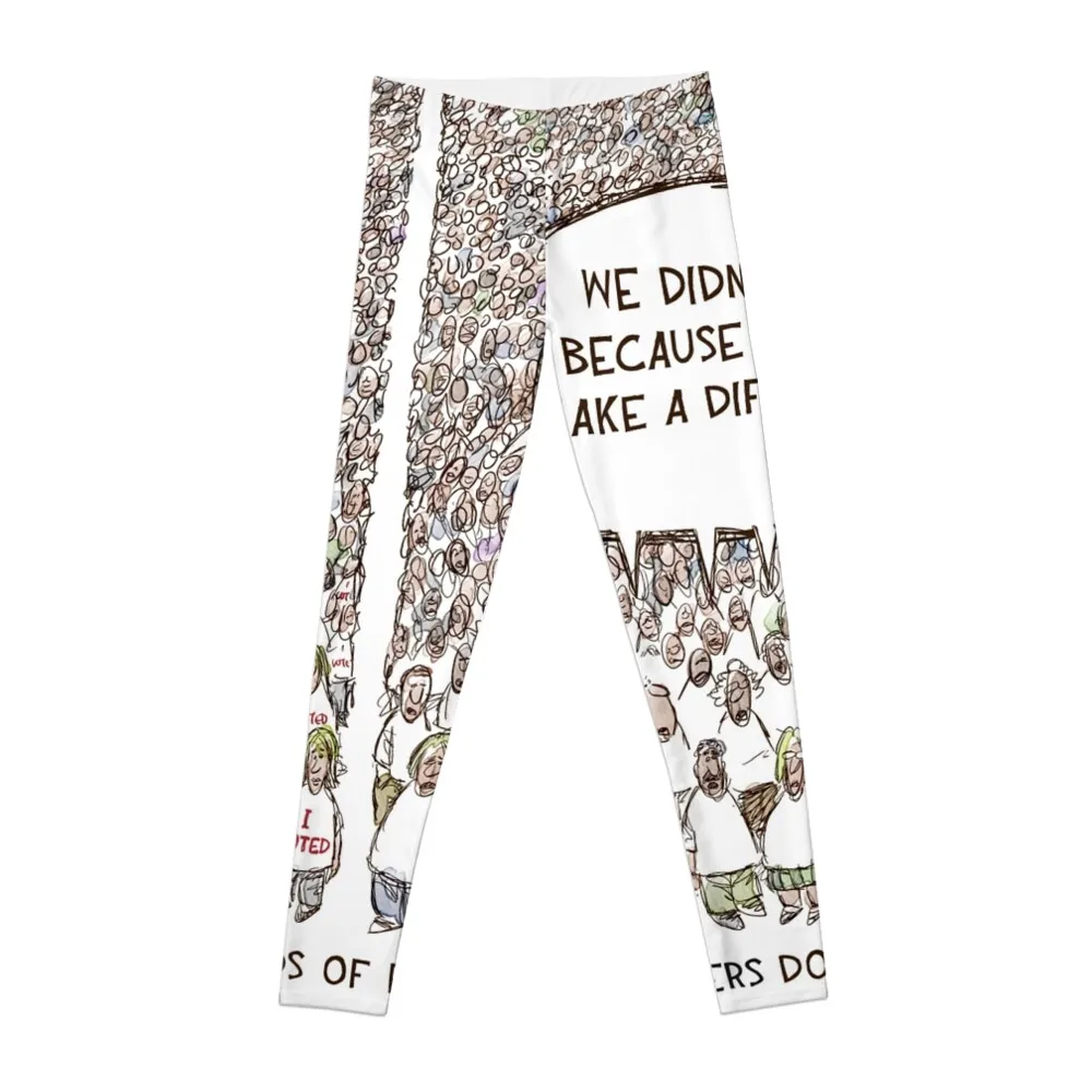 Voter Participation Leggings sporty woman gym sports shirts gym for fitness Womens Leggings