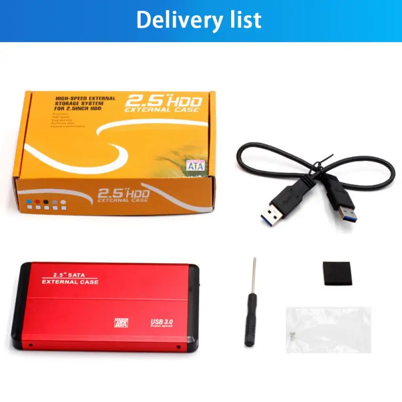 1/2/3 Hdd Ssd Scatola Esterna Guscio In Metallo Supporto Tutto 7Mm/9.5Mm 2.5 Pollici Sata Sata 3.0 A Usb 3.0 Plug And Play Hdd Ssd Enclosure