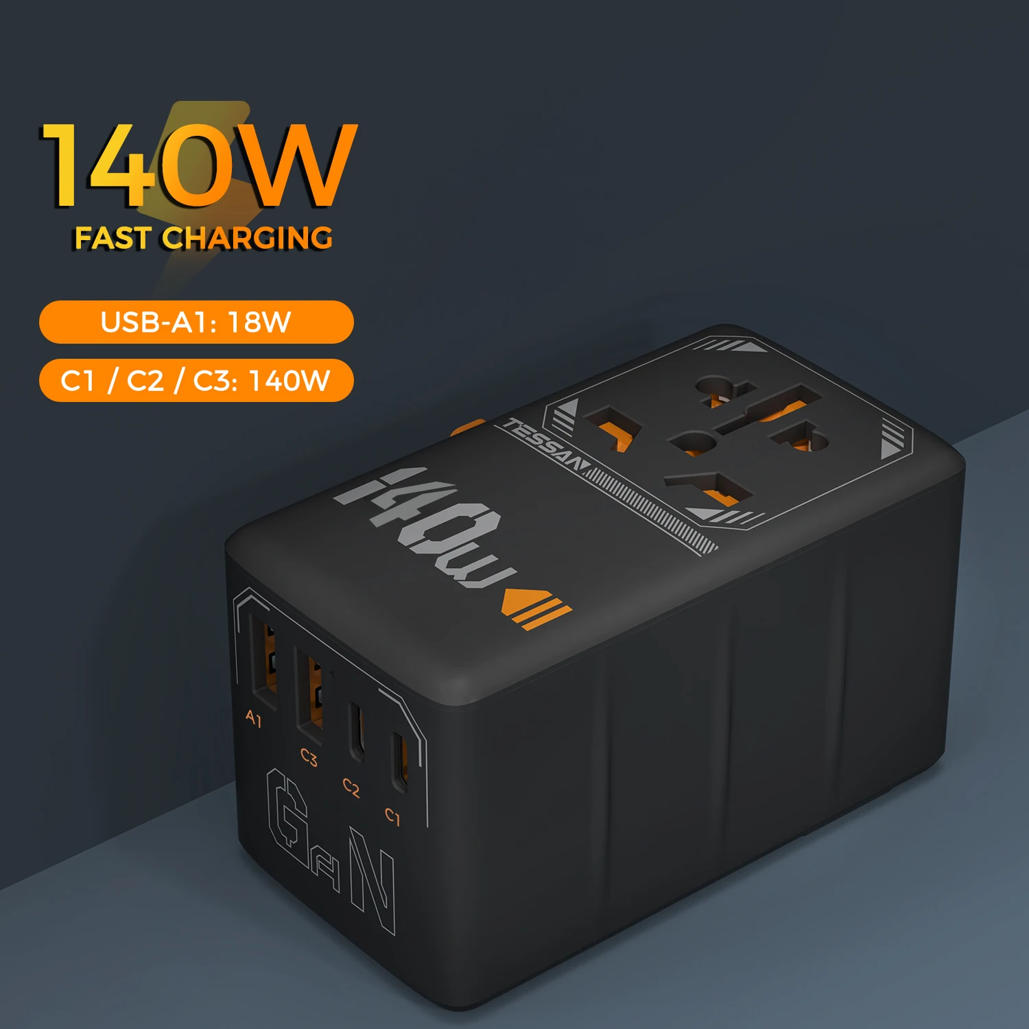 Black 140W