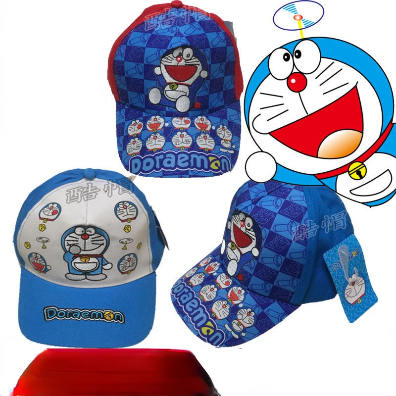 

Kawaii Doraemon Cartoon Anime Baseball Cap Embroidered Pattern Super Cute Children's Leisure Outing Sunshade Trendy Holiday Gift