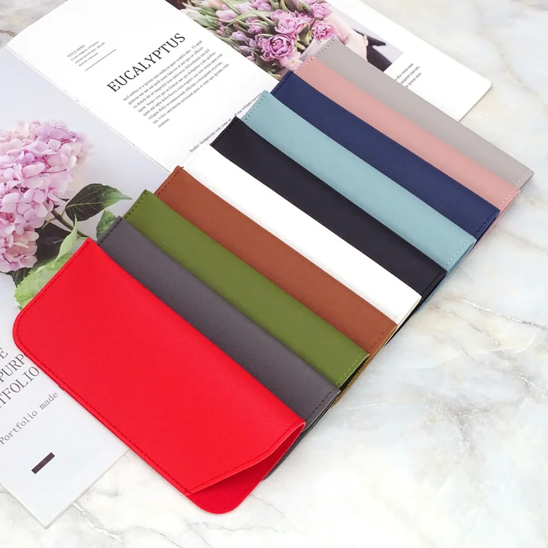 Stylish Premium PU Leather Eyewear Protective Pouch