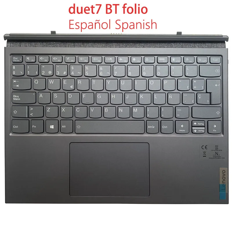 Nuova Tastiera Originale Per Lenovo Duet 7 Bt Folio Yoga Duet Iml 2020 Tab Tastiera Con Base Magnetica Tablet 2-In-1
