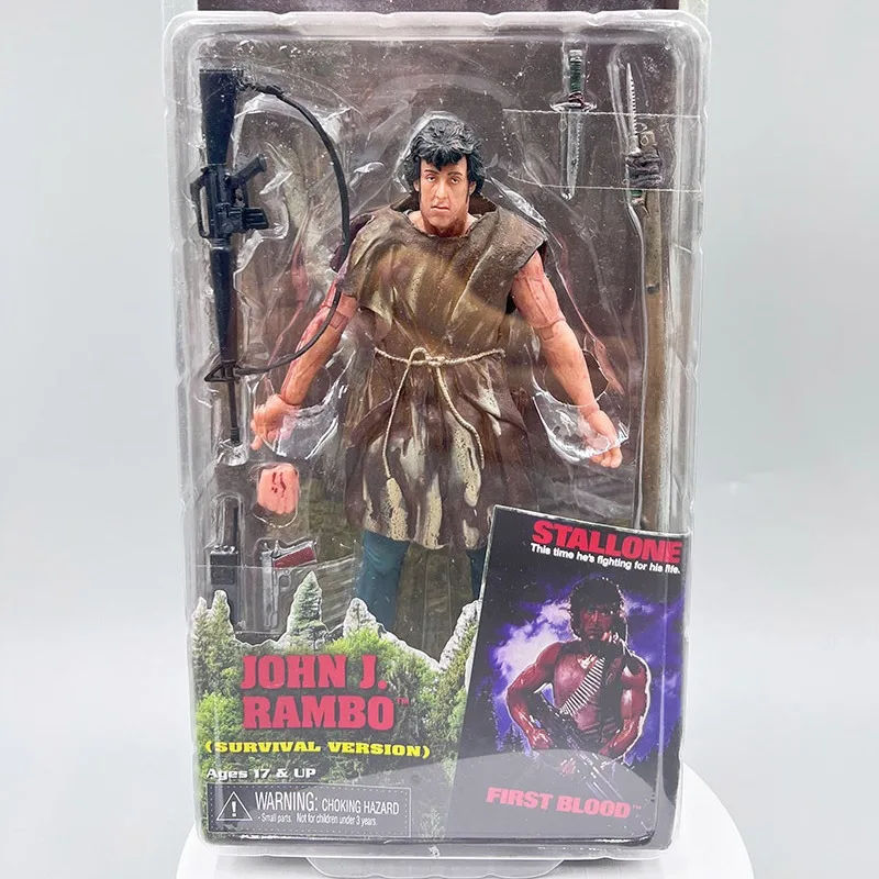 

The first кровь Rambo Battle Выживание версия Stallone 7-дюймовая модель hands-on