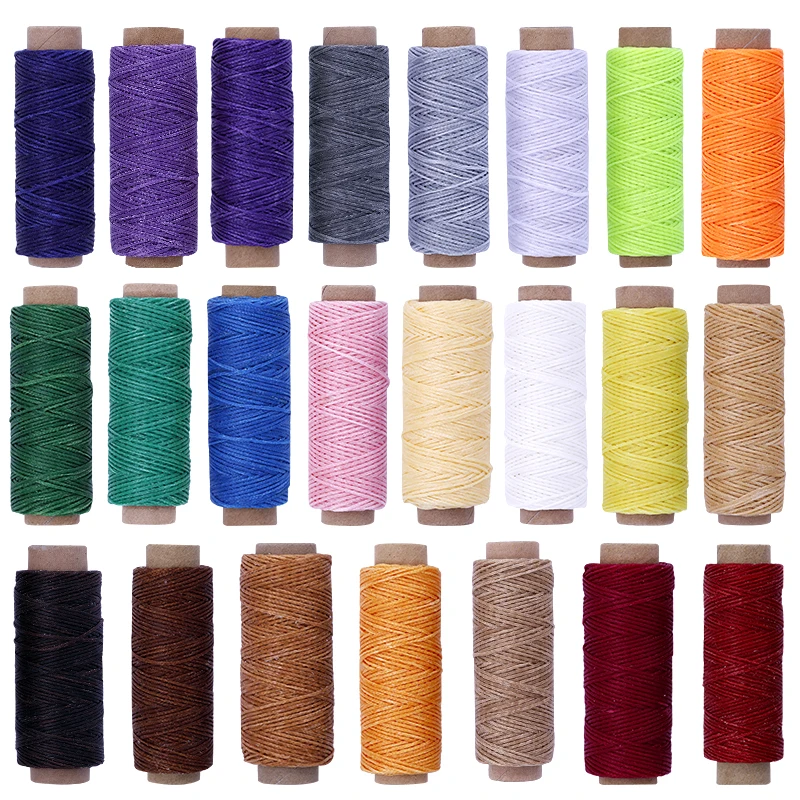 KAOBUYColorsWaxedThreadLeatherSewingThreadHandStitchingThread