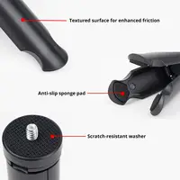 Mini Tripod for DJI Osmo Pocket 3 Silicone Non-Slip Desktop Mount for OSMO Pocket 3 Light Weight and Compact Black Support 2