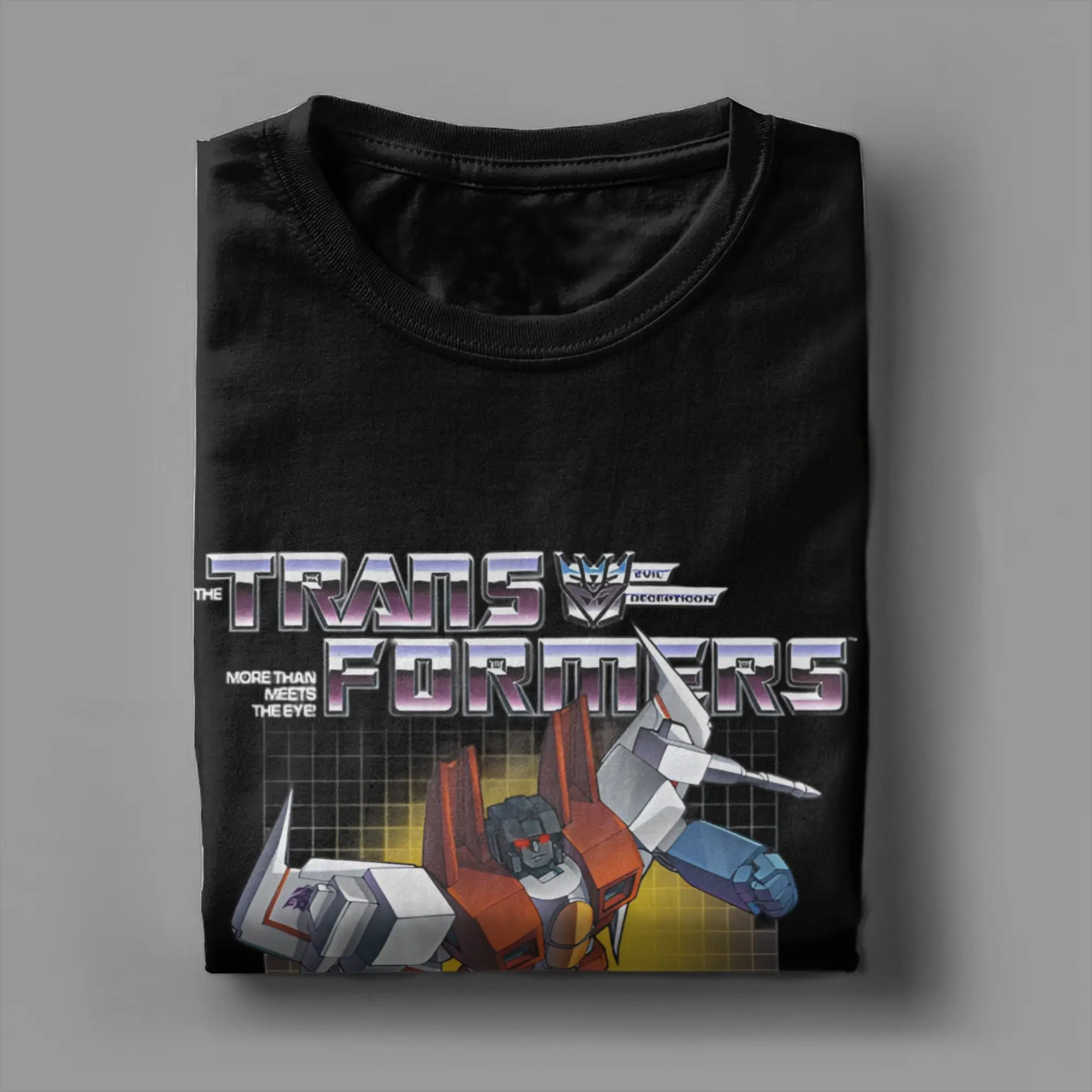 المحولات Starscream Autobot تي شيرت الرجال 100% ال...