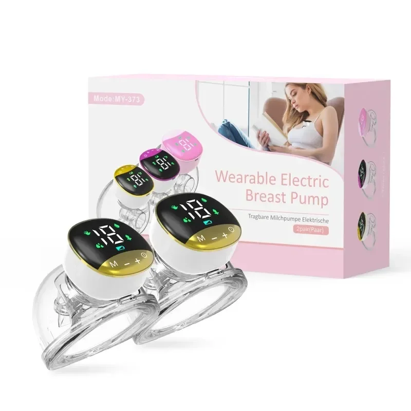 Portable Electric Breast Pump Silent Wearable Hands-Free Newborn Comfort Milk Extractor Automatic Milker BPA Free Breastfeeding