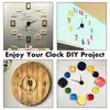 MCDFL DIY Large Wall Clock Metal Mechanic Accessories Models Motor Extra Long Hands Decorated Home Decor Items Interior Design 6