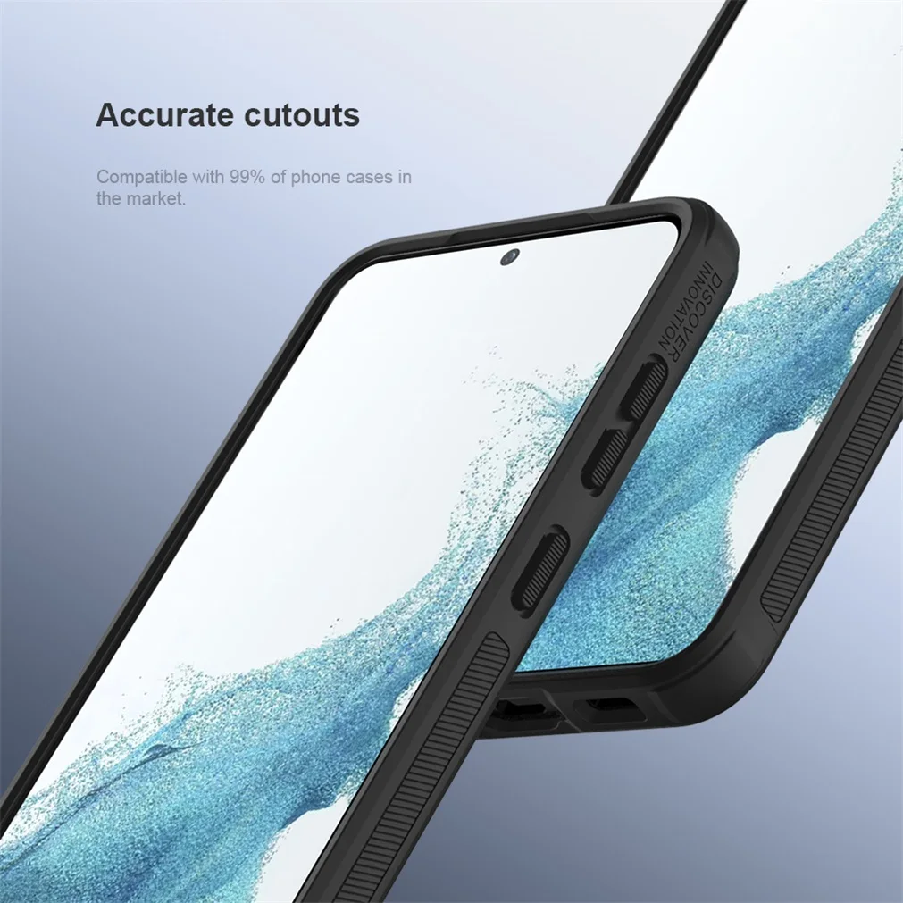 2 pezzi per Samsung Galaxy S23 Ultra pellicola morbida Nillkin pellicola proteggi schermo curvo resistente agli urti per Samsung S23 S23+ Plus - immagine 5