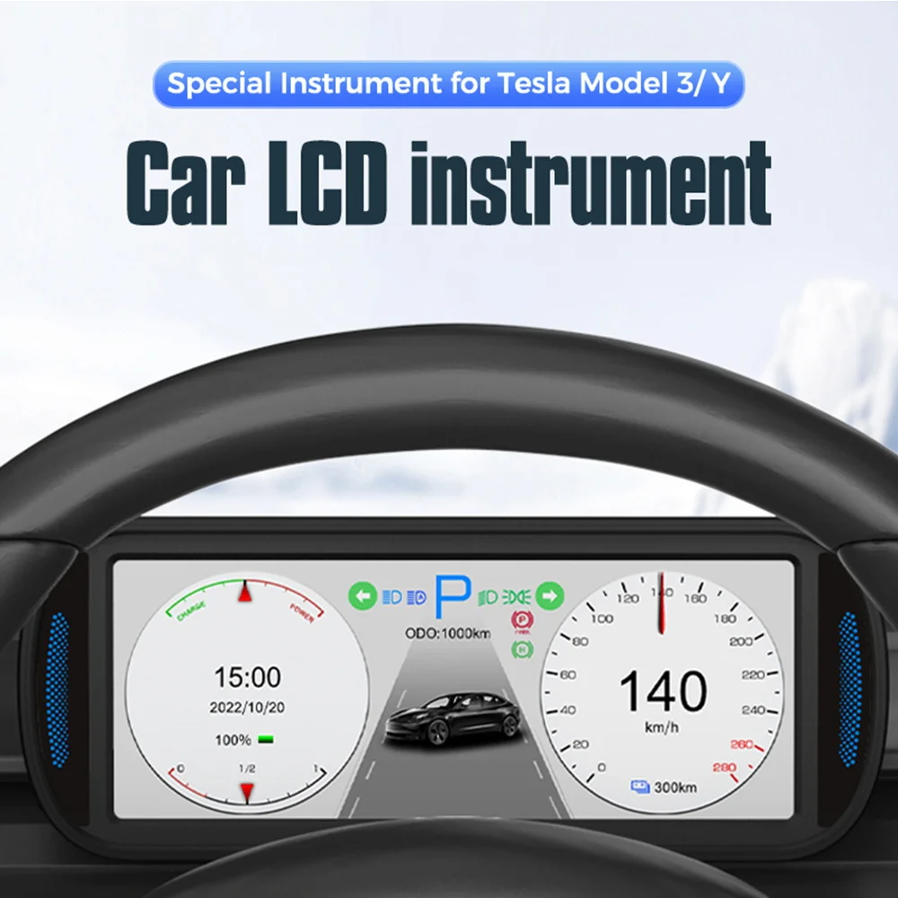 Fit For Tesla Model Y / 3 HUD Head-Up Display Speedometer