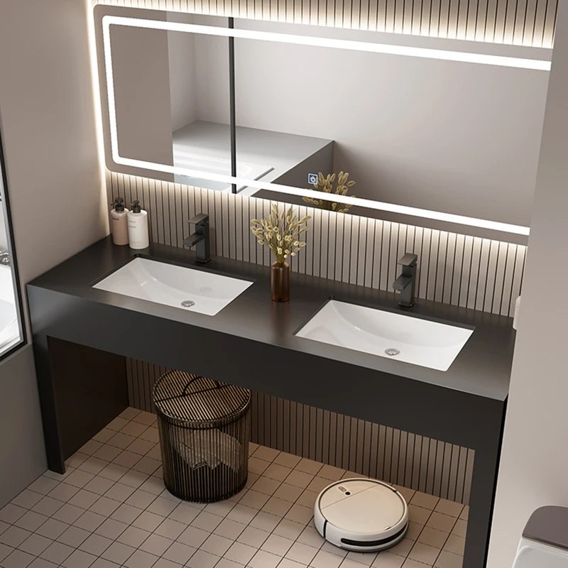 

Шкаф для ванной комнаты, деревянная полка для мебели, умывальник, узкая Закрытая туалет, колонка, маленький шкаф, роскошный мобильный выдвижной ящик для ванной