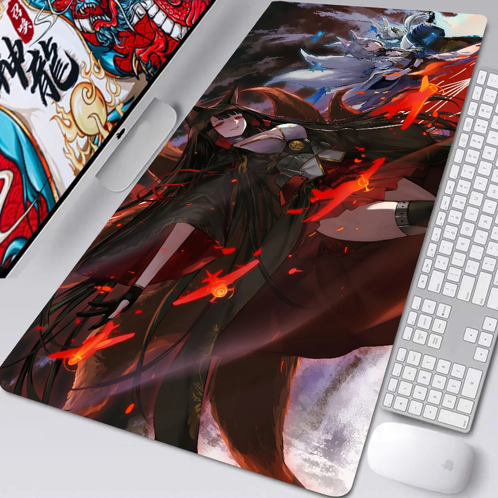 1pc Akagi A-Azur Lane Mouse Pad Desk Mat With Pad Gaming Accessories Prime Gaming XXL Keyboard Pad Padding Mat 4