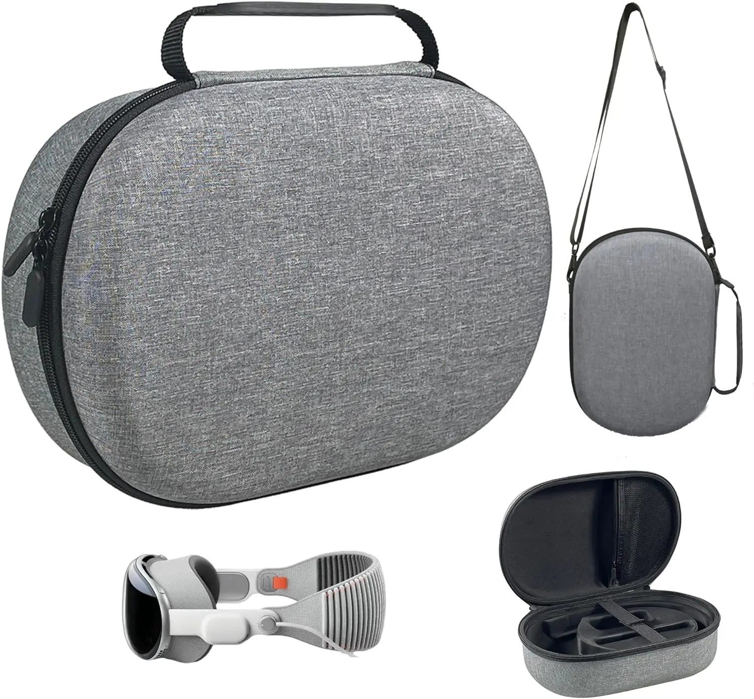 

Travel Case for Vision Pro, Travel Hard Protective Cover Portable Storage Bag for Vision Pro VR Headset and Accessories