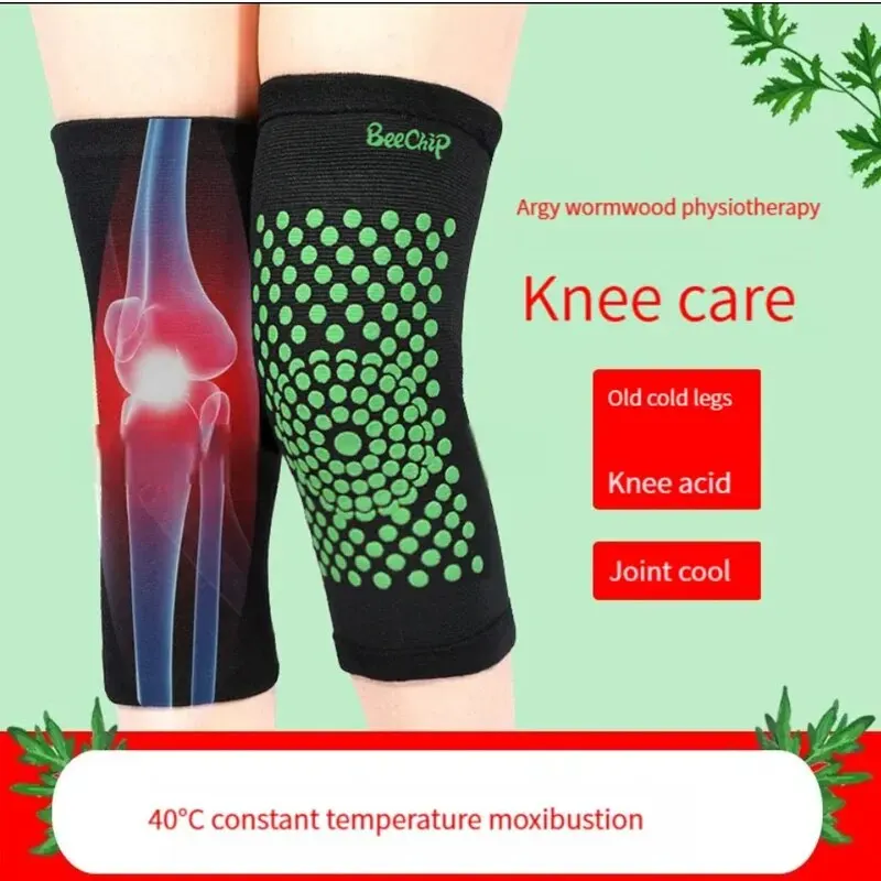 Sports Knee Pads Mugwort Self-Heating Warm Autumn And Winter Protective Gear Against Cold Running