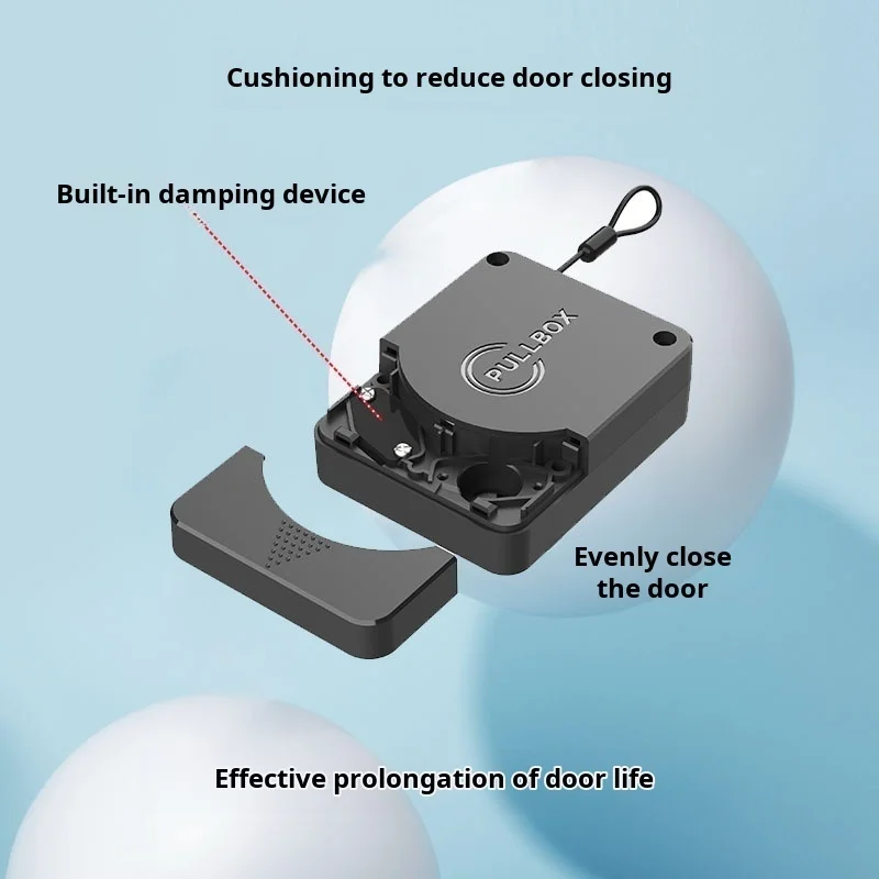 er door puller Automatic er door closer New Upgrade Damping Automatic closer Punch-free Door Closer