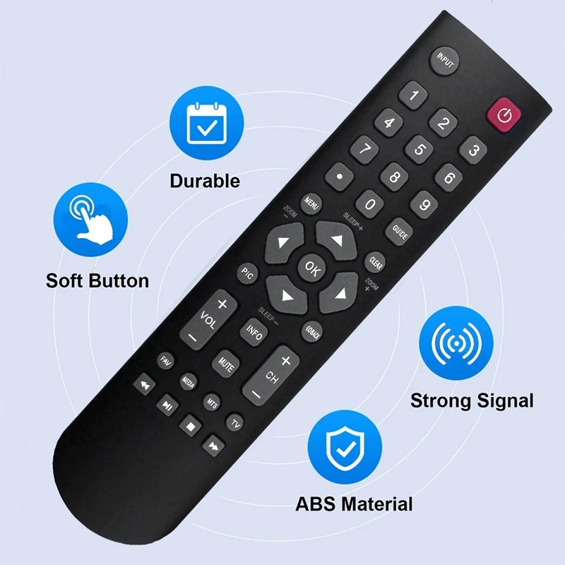 TCL LCD TV 교체용 리모컨, RC2000N01, RC3000N01, 28D700, 32B2800, 32D2700, 32S360, 32S3600, 39S3600, 40FD2700, 48FD2700, 1