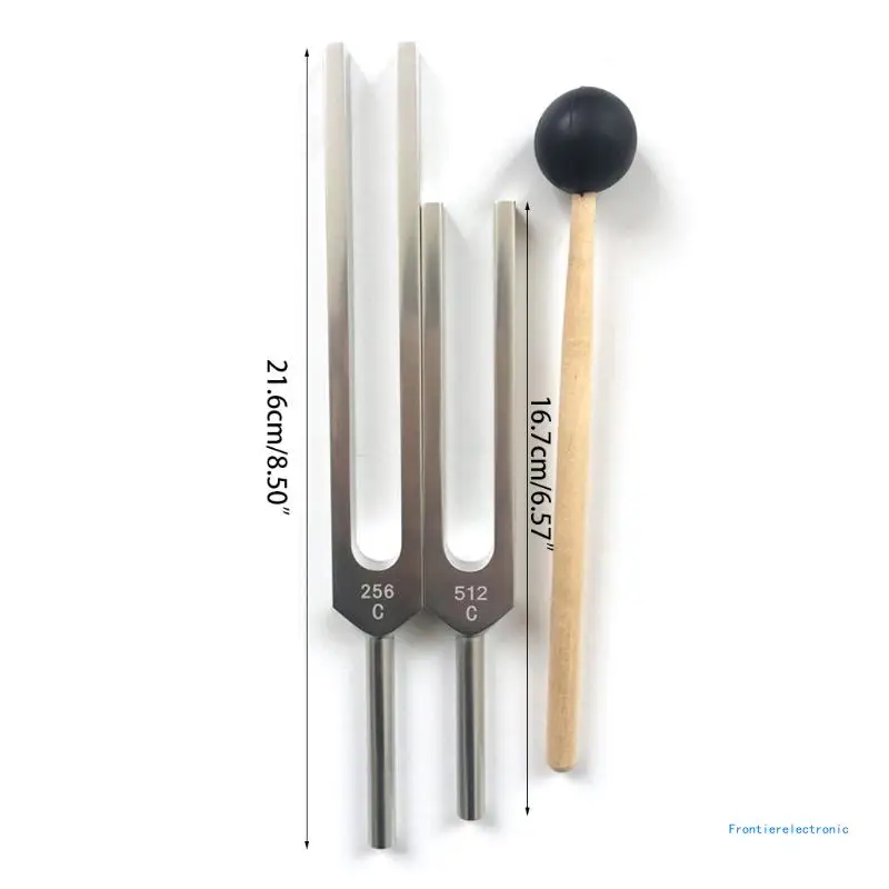Aluminum Sensory Tuning Forks 256Hz 512Hz for Sound Healing Therapy Aluminum DropShipping