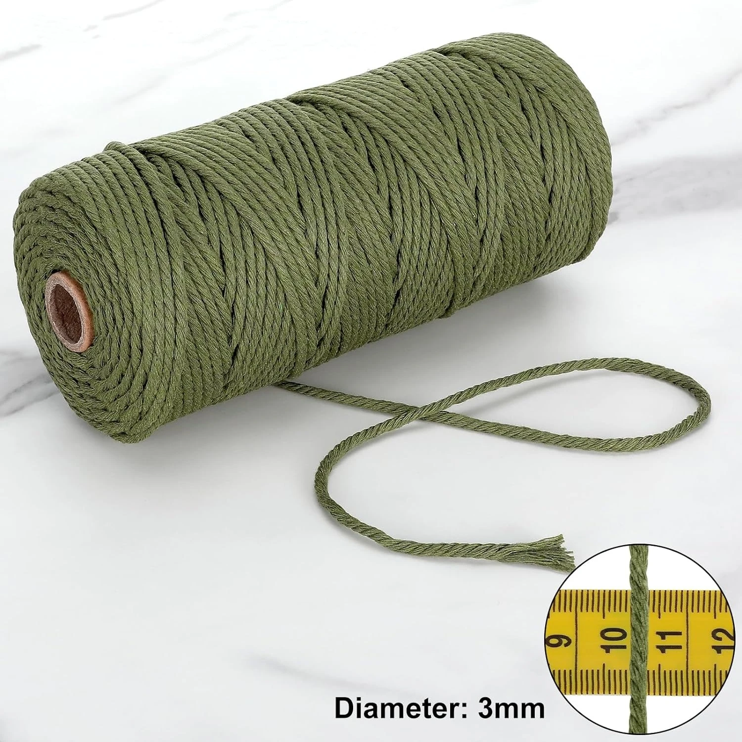 3mm Natural Cotton Macrame Cord – 100m 5