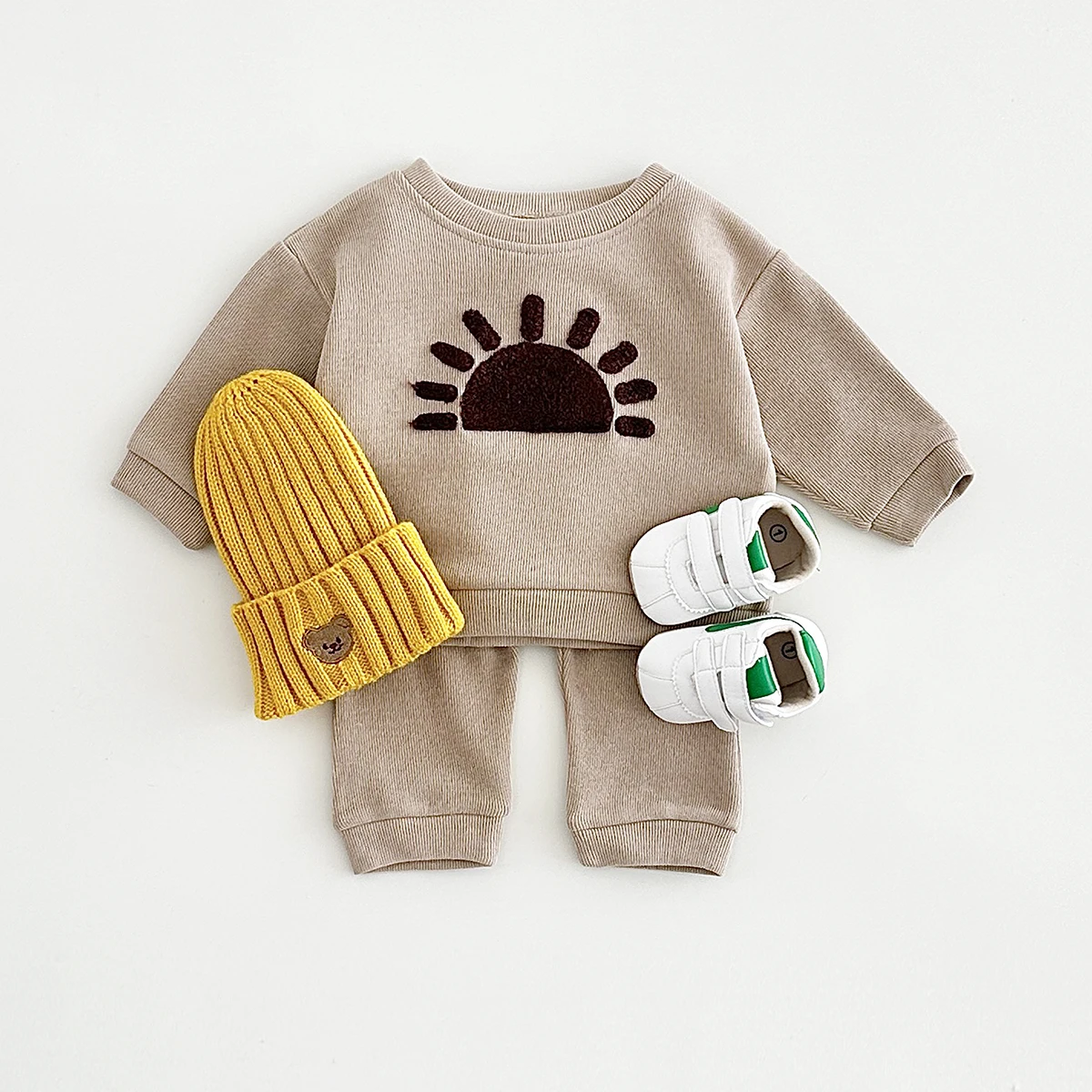 Kids Clothes Set Spring Autumn Baby Boy Girls Cotton Long-Sleeved Sweatshirts + Pants Infant Baby Suit Outfits kids clothes set