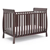 Storkcraft Maxwell 3-in-1 Convertible Baby Crib, Espresso 1