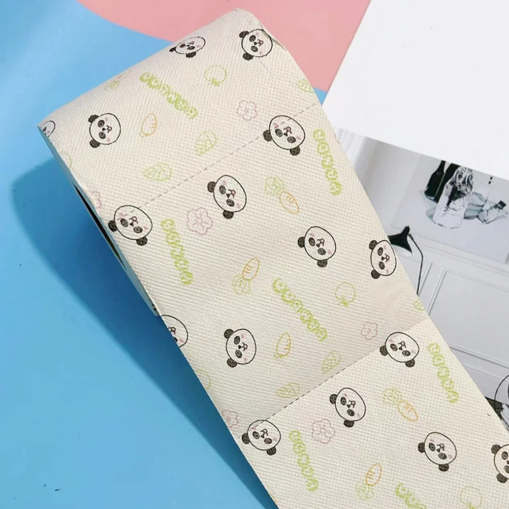 Fancy Toilet Paper Novelty Towels Tissues with Printed Pattern Patterned Bamboo