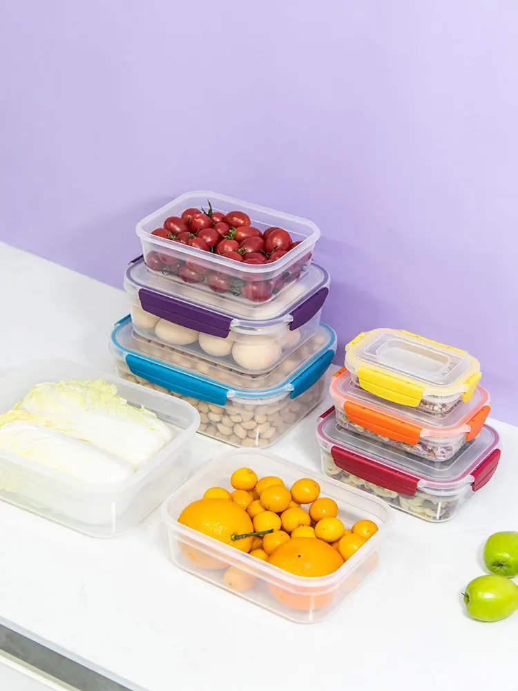 2 PC Mini Lockable Snack Container Lunch Food Knick Knack Bead Organizer Storage