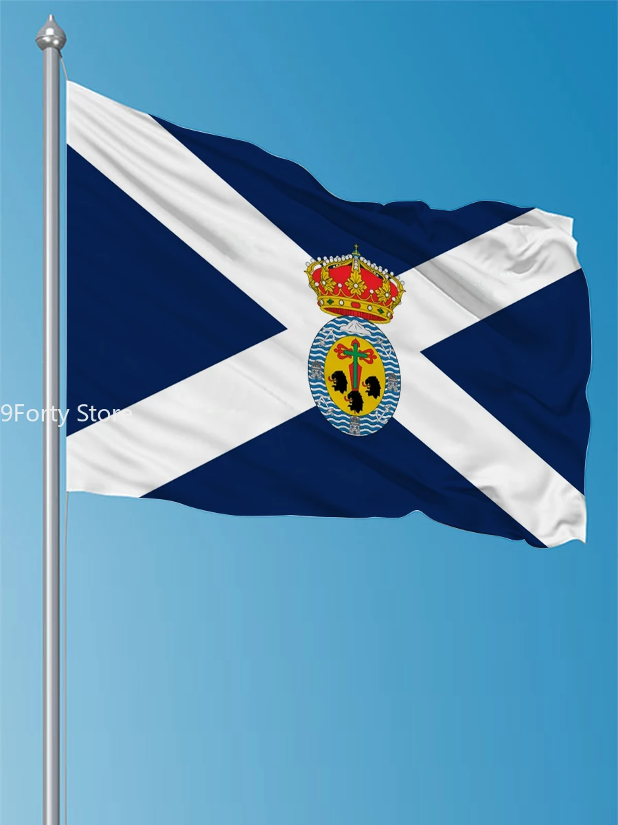 

3X5Fts 90X150cm Spain Spanish Santa Cruz de Tenerife Flag