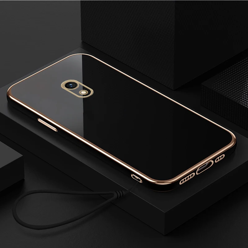 Luxury Square Plating Silicone Phone Case for Samsung Galaxy J3 J5 J7 Pro 2017 J330 J530 J730 Coque Ultra Thin Soft Cove_voghion.com