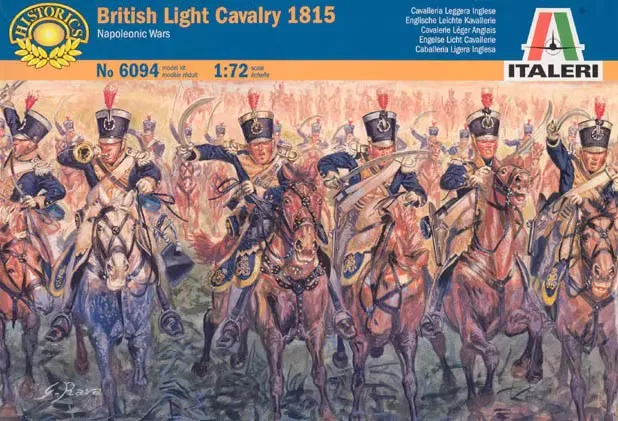 

1/72 Napoleon British light cavalry Assembly model Toys