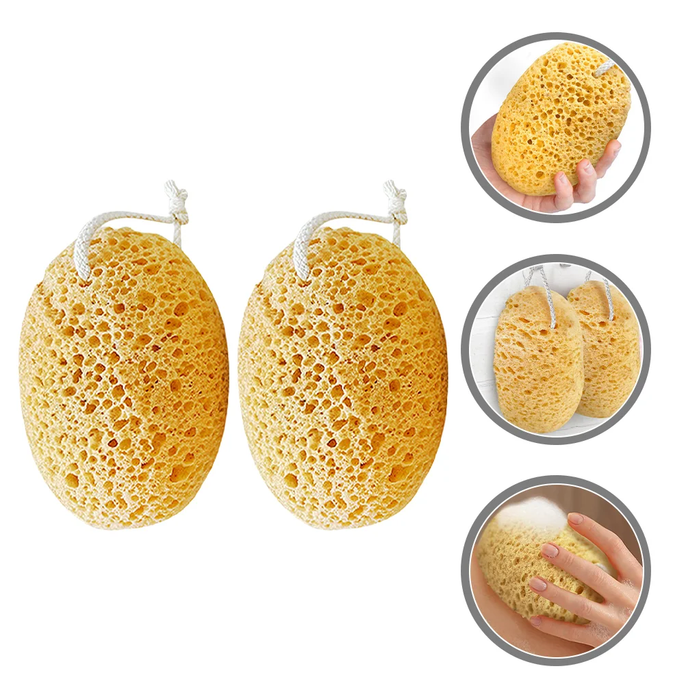 Bath Sponge Body Scrubber Exfoliating Sponges Bath Scrubber Shower Supplies Bath Sponge Balls Nylon Cleaning Brush Shower