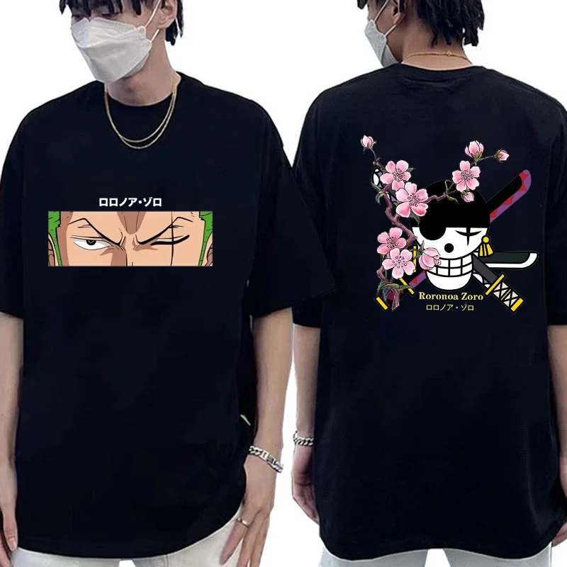 

New anime Harajuku unisex street T-shirt summer outdoor round neck loose Y2K T-shirt tops