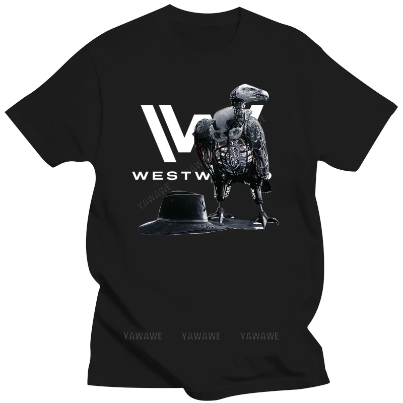 

Футболка Westworld мужская с круглым вырезом, модная тенниска оверсайз из хлопка, майка с короткими рукавами в стиле хип-хоп