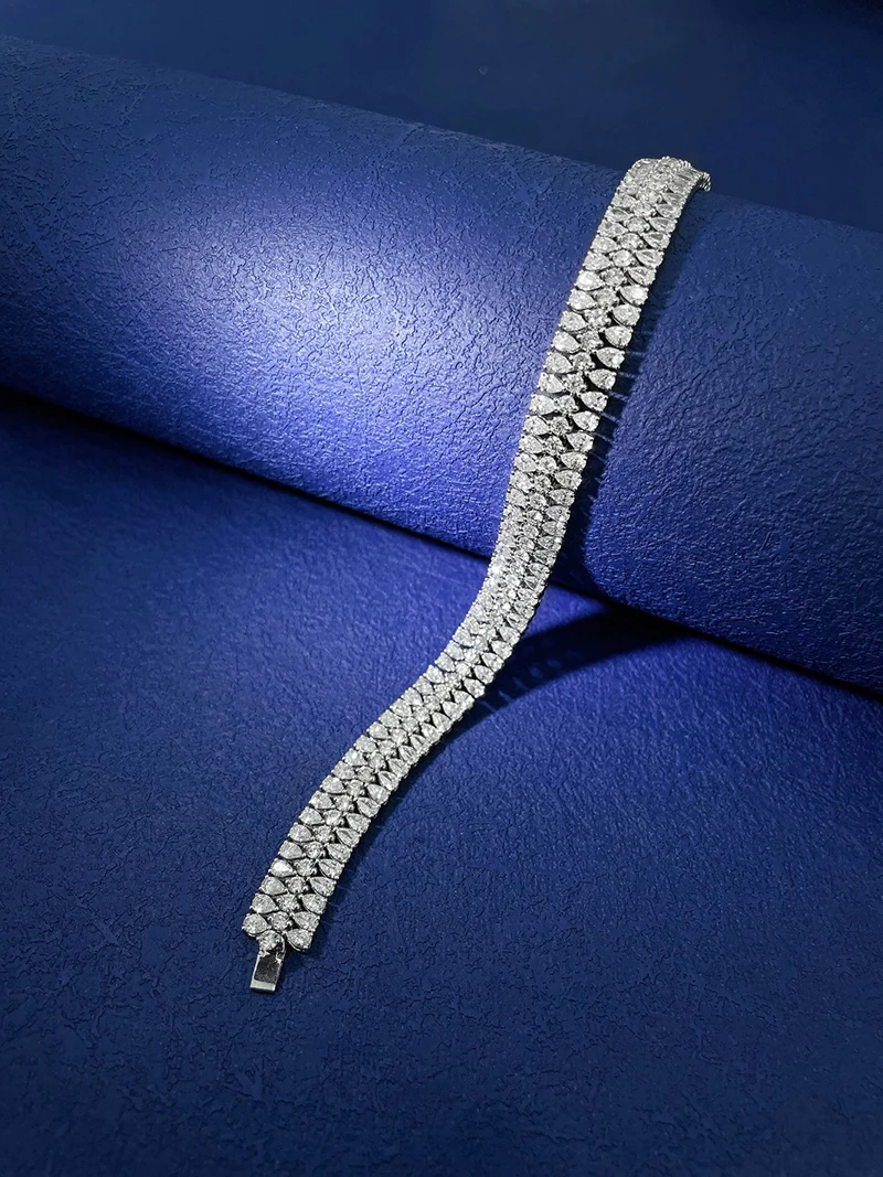 4.6 Carat Diamond Zipper Bracelet