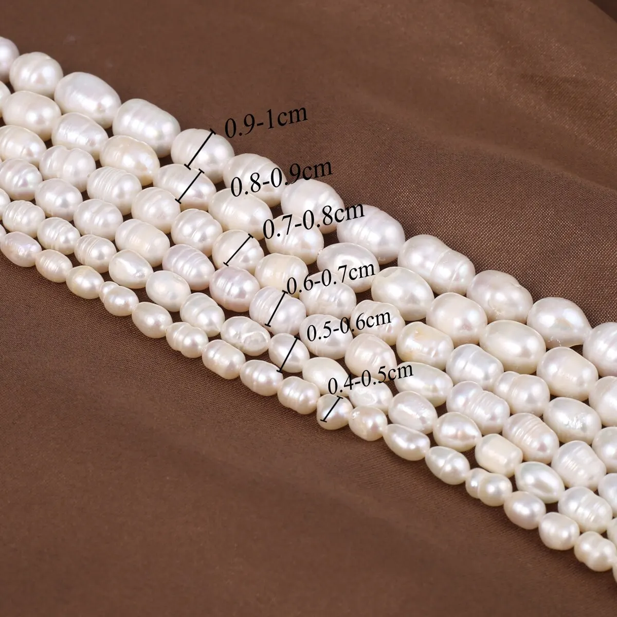 Premium Natural Freshwater Pearl Rice Beads for Jewelry Crafting and DIY Projects