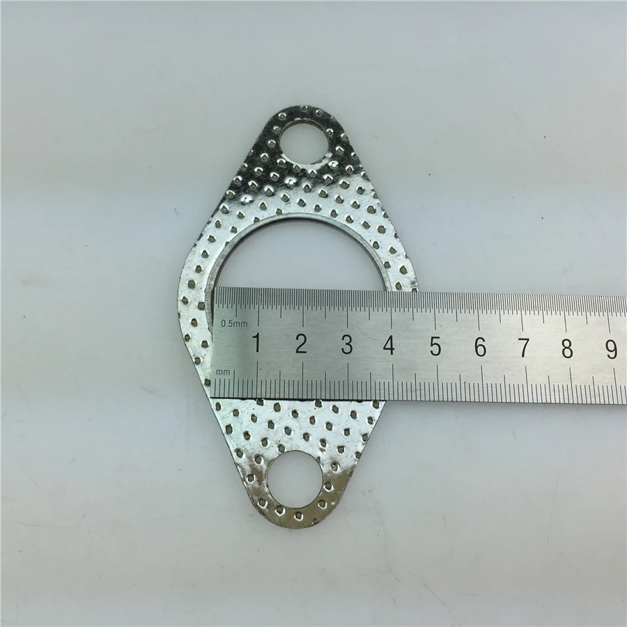 2 Pcs for The Chery for QQ Car Muffler Interface Pad Chery 372 0.8 Displacement Exhaust Pipe Gasket 1.1L 472