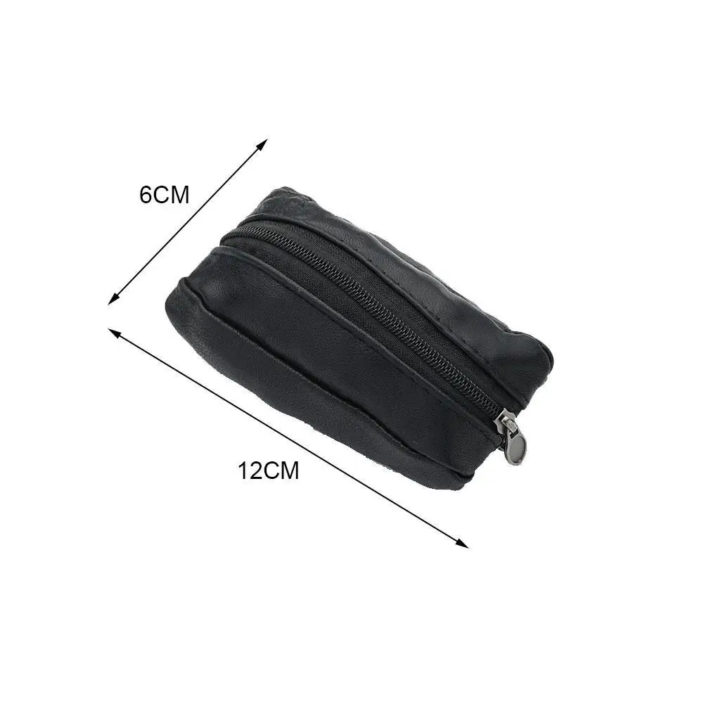 Genuine Leather Keychain Change Bag For Men Women Fashion Clutch Key Holder Organizer Mini Coin Purse Coin Change Storage Bag change bag