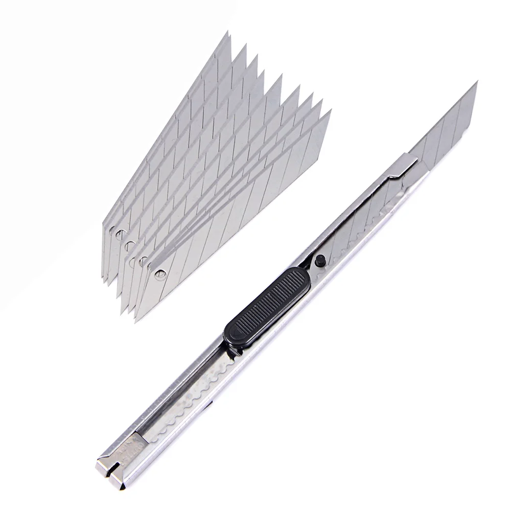 TOFAR 10 Stück 9mm Vinyl-Schneidemesser Auto-Folierung Aufkleber Schneidewerkzeug Abbrechklinge Bastelmesser Fensterfolie Tapeten DIY – Detail 23