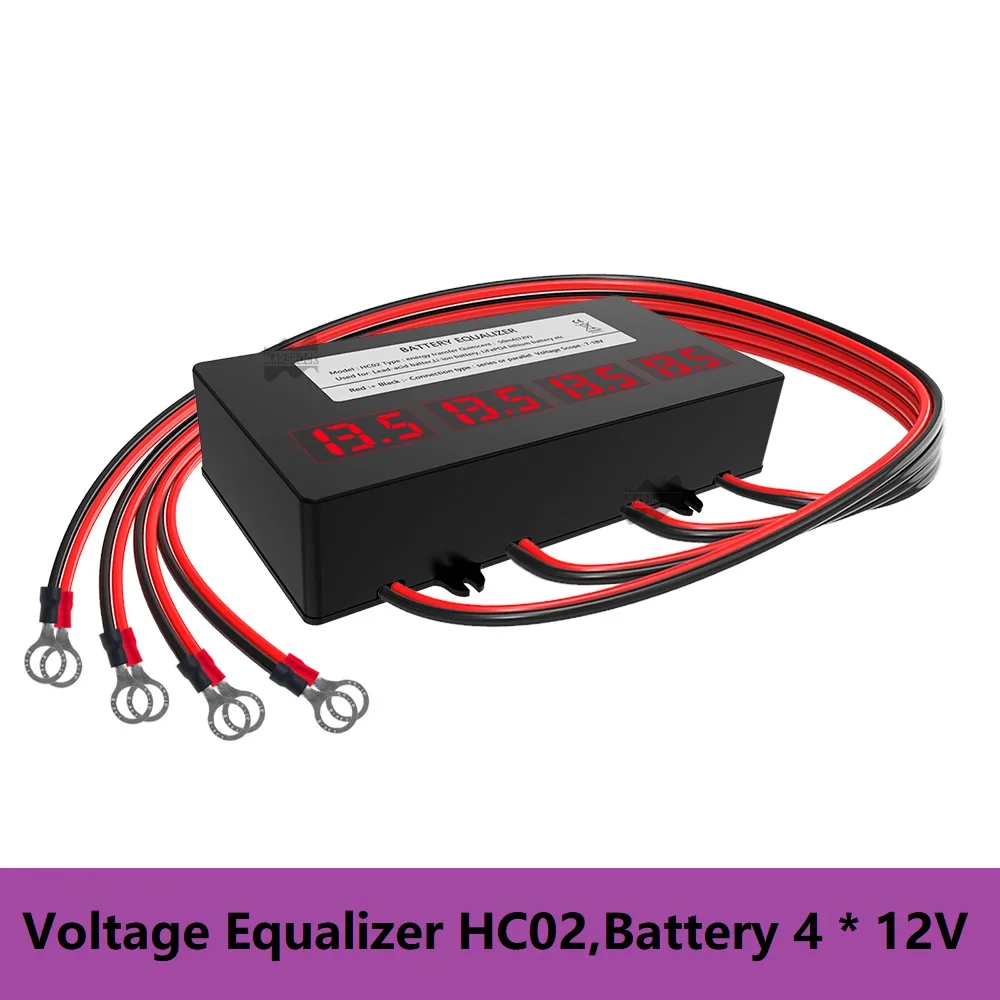 

Battery Balancer Equalizer HC02,For GEL Flood AGM Lead Acid Lithium Battery, Maximum of 8*12V, With LED ,Free Shipping